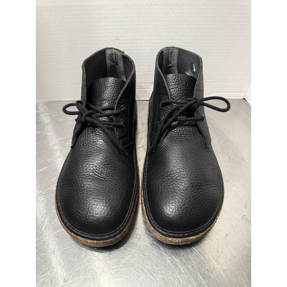 Birkenstock Milton NL Black Pebbled Leather Chukka Boots EU 45 US 12 Portugal